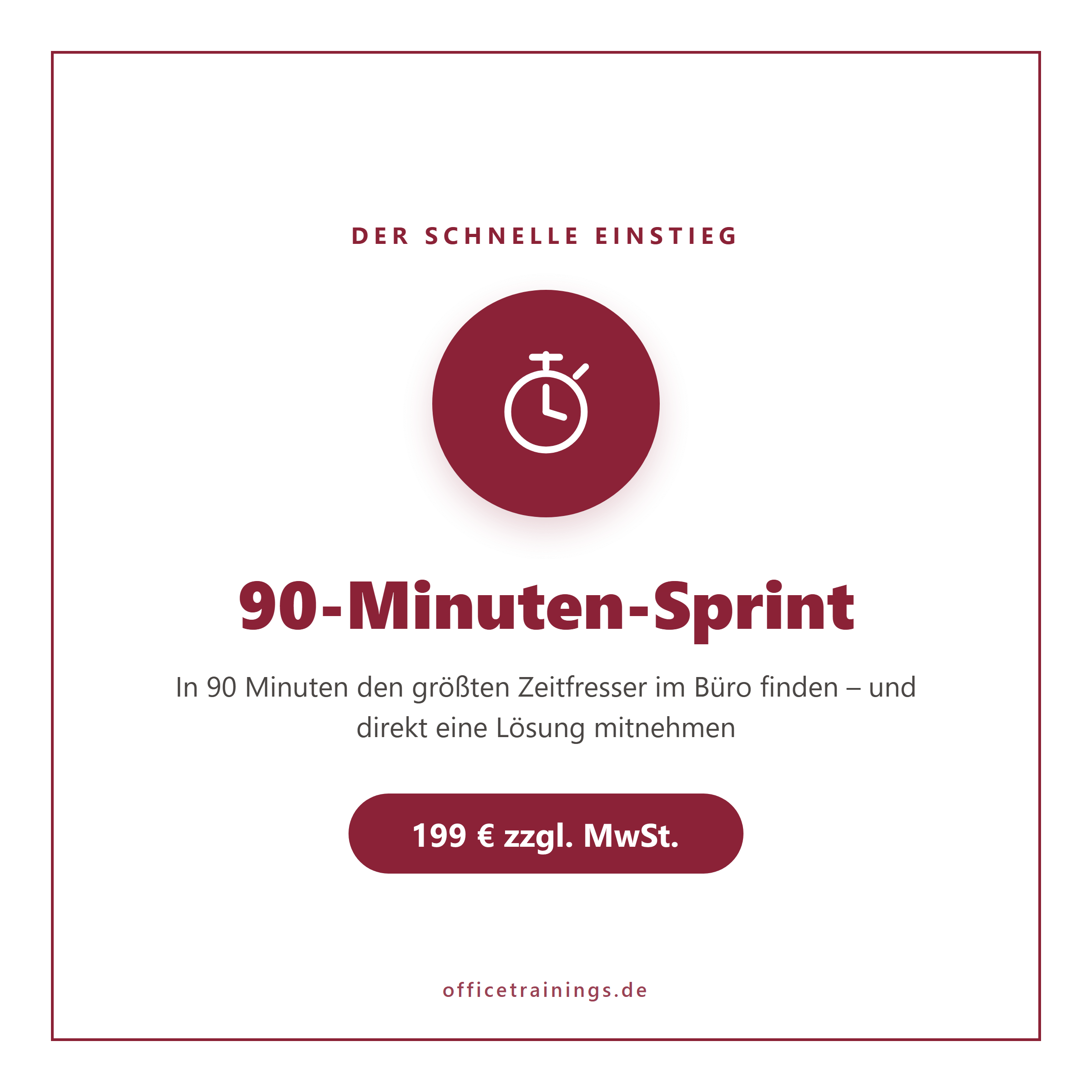 90-Minuten-Sprint