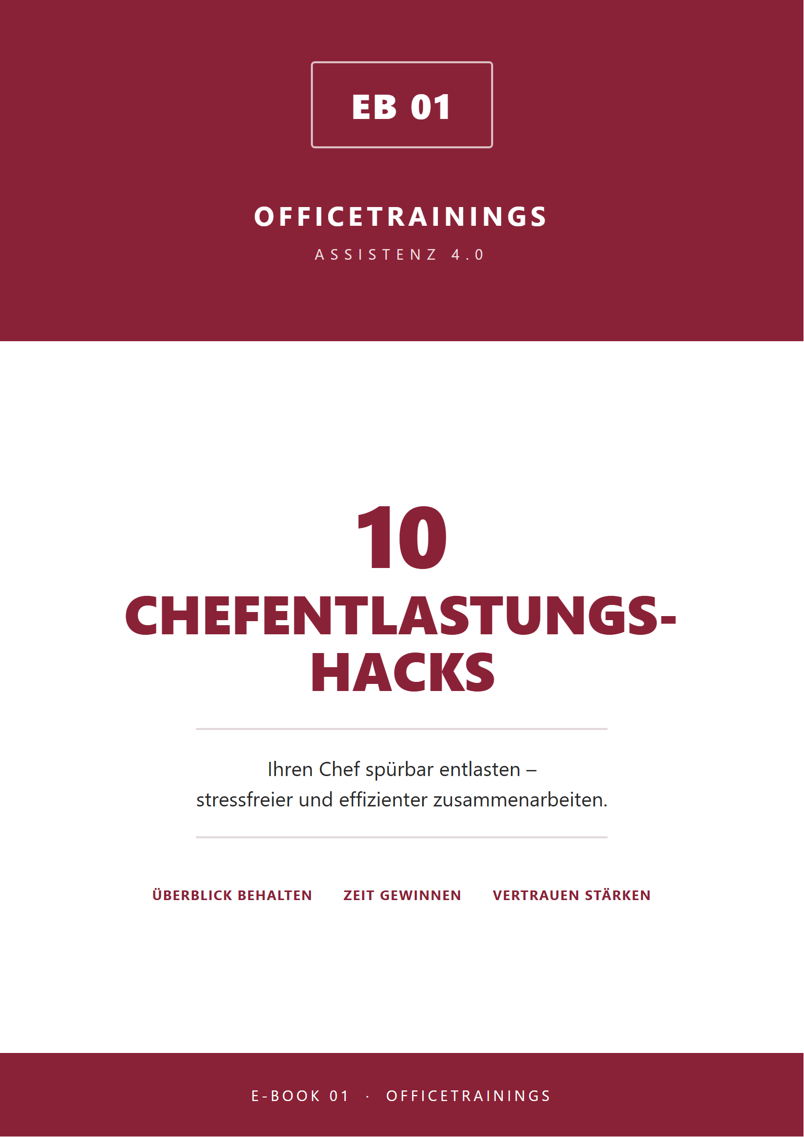 E-Book 10 Chefentlastung-Hacks fuer Assistenzen