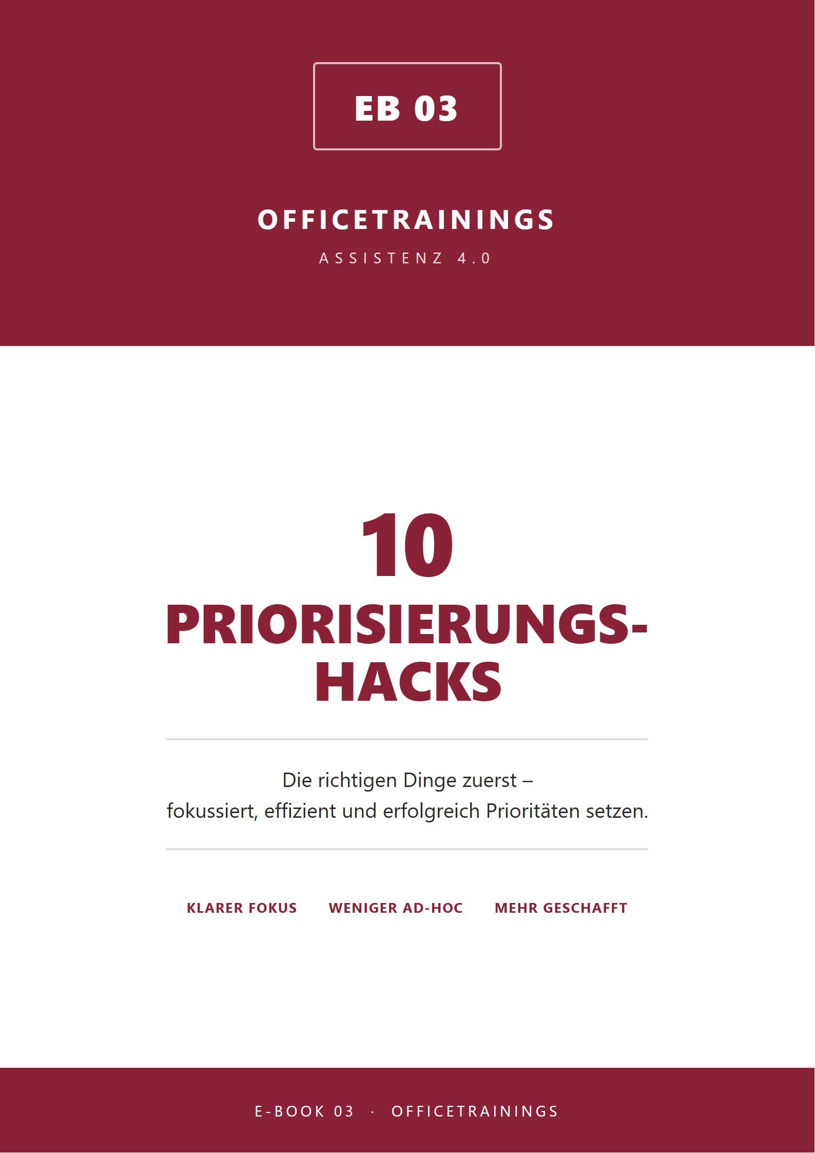 E-Book 10 Priorisierung-Hacks fuer Assistenzen