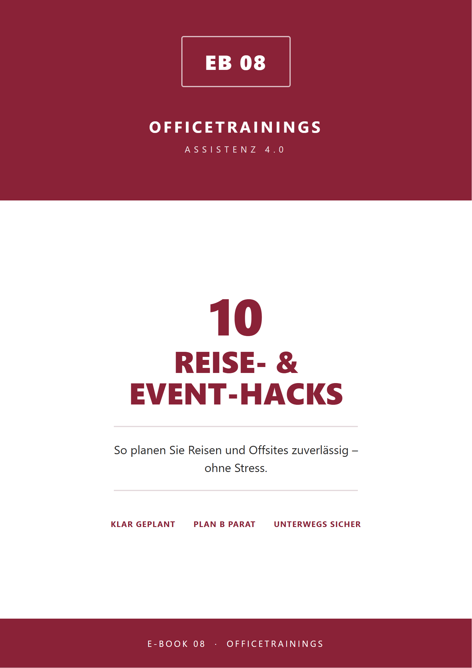 E-Book 10 Reise-Event-Hacks fuer Assistenzen